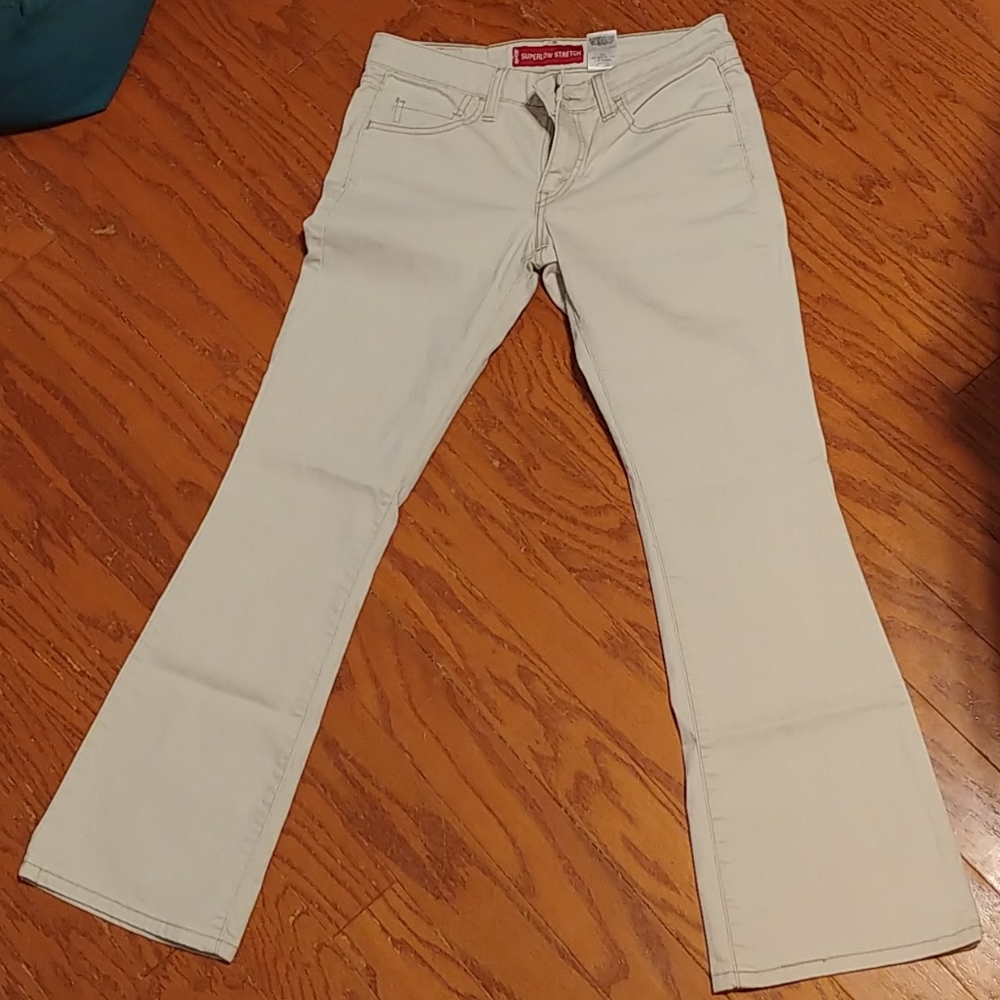 Levi superlow stretch 518 khakis